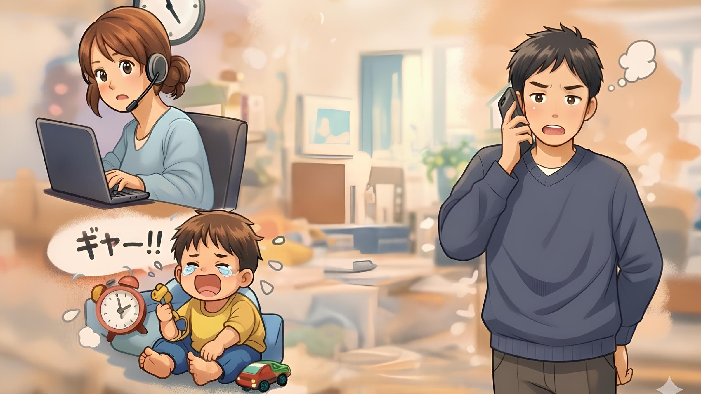 仕事と育児の両立は可能か?もうすぐ2歳児の家庭で考えてみたのサムネイル画像