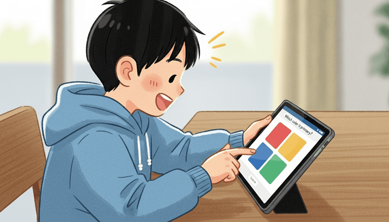 いろポン!を作りました。色を覚えるのって、けっこう大変で…のサムネイル画像